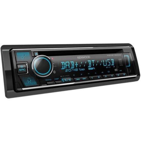Kenwood KDC-BT760DAB Autoradio tuner DAB+, kit mains libres bluetooth, port pour commande au volant X229662