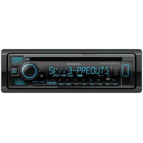 Kenwood KDC-BT960DAB Nero 2000 W Bluetooth
