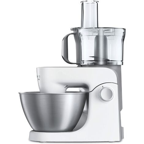 Kenwood KHH326WH Impastatrice Planetaria MultiOne, Robot da Cucina Mixer,  con Food Processor, Centrifuga, Frullatore, Spremiagrumi e Tritacarne, 1000  W, 4.3 Litri, Plastica, Bianco