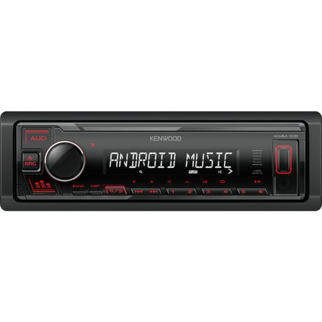 Kenwood KMM-105RY ricevitore multimediale per auto Nero 50W