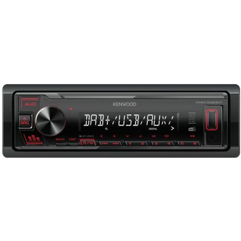 Kenwood KMM-DAB307AO Ricevitore multimediale per auto Nero 200 W