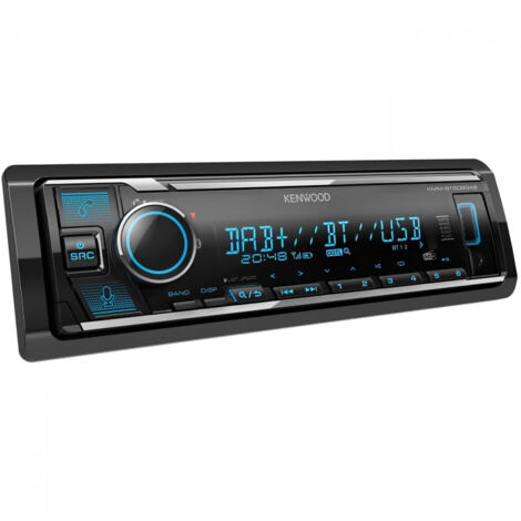 Kenwood KMMBT508DAB Autoradio tuner DAB+, port pour commande au volant, kit mains libres bluetooth X229682