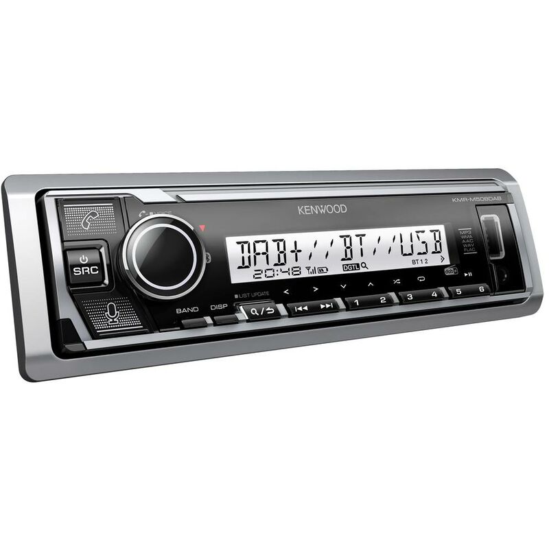 Image of KMR-M508DAB Autoradio Collegamento per controllo remoto da volante, Vivavoce Bluetooth®, Sintonizzatore dab+, a - Kenwood