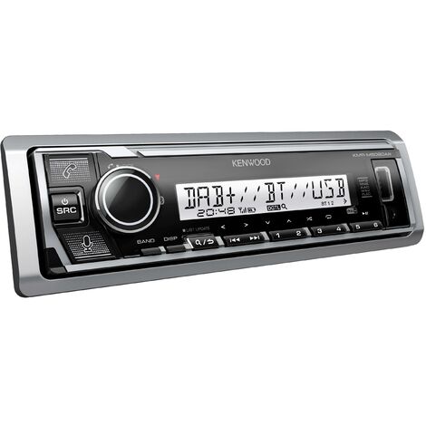 Kenwood KMR-M508DAB Autoradio port pour commande au volant, kit mains libres bluetooth, tuner DAB+, protégé contre les projections d'eau X229072