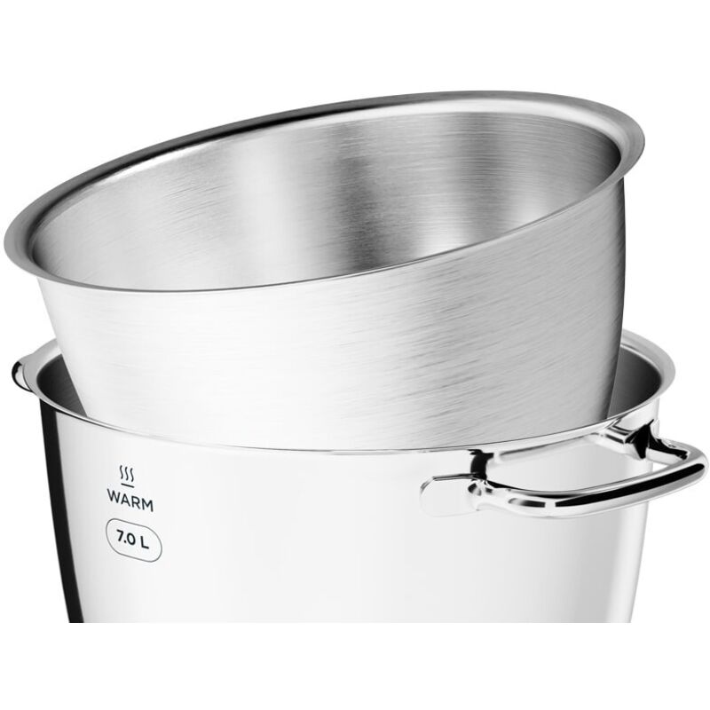 Kwl90.004si Robot Da Cucina Titanium Chef Patissier Xl, Capacit 7 L...