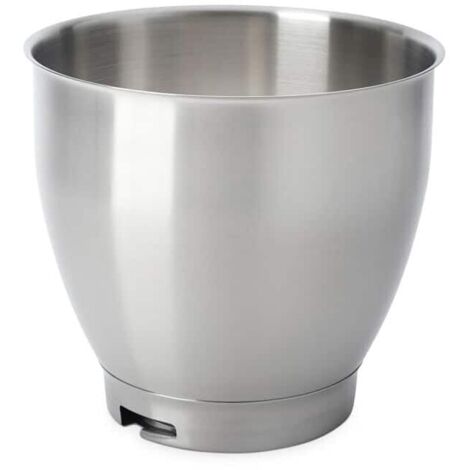 Kenwood Mixing Bowl, Stainless Steel Bowl Chef Elite Food Processor Accessories 6,7 Liter Silver