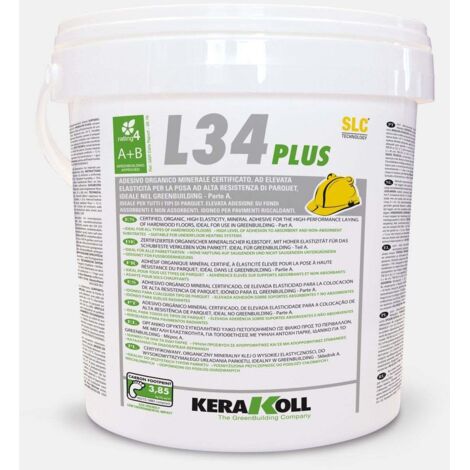 KERAKOLL 04805 L34 PLUS COLOR CLARO PACK 1X9 KG+1X1 KG 10 kg - ref: K04805