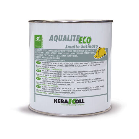 KERAKOLL 07882 AQUALITE ECO SMALTO SATIN A 016 AMARILLO INT 2,5 litros - ref: K07882