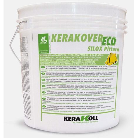 KERAKOLL 26250 KERAKOVER SILOX PITTURA BLANCO 4 l - ref: K26250