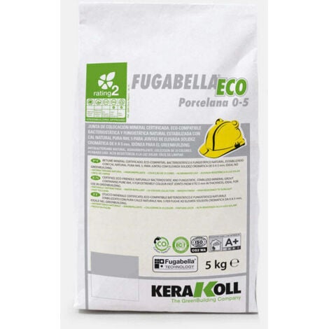 KERAKOLL 70375 FUGABELLA ECO PORC 0-5 20 MAGNOLIA 5 kg - ref: K70375