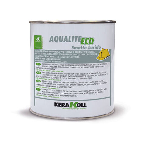 KERAKOLL 72925 AQUALITE ECO SMALTO LUCIDO A 017 MARRÓN 2,5 litros - ref: K72925