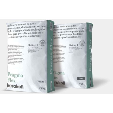 KERAKOLL 76351 PRAGMA FLEX Cemento Cola Adhesivo Mineral Gris 25 kg - ref: K76351