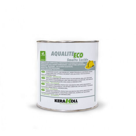 Kerakoll AQUALITE ECO SMALTO LUCIDO elastico resistente protettivo 0,75L