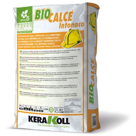 Kerakoll BIOCALCE INTONACO naturale certificato di pura calce 25 kg