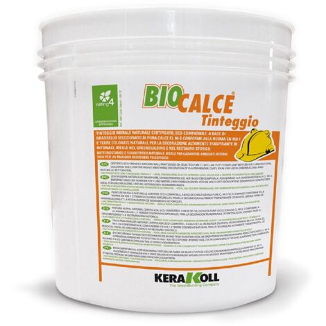 Kerakoll BIOCALCE TINTEGGIO murale naturale certificato traspirante 4 LT