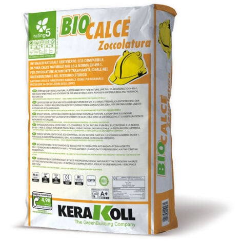 Kerakoll BIOCALCE ZOCCOLATURA intonaco naturale di pura calce 25 KG