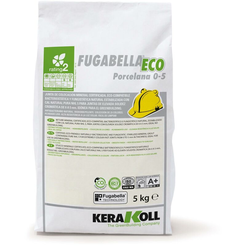 

KERAKOLL FUGABELLA 0-5 Mortero Para Junta 5 kg - Acabado: AMARILLO