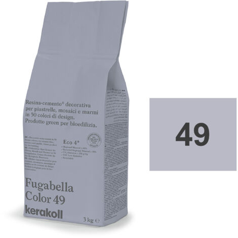Kerakoll FUGABELLA COLOR 49 resina stucco piastrelle mosaici marmi 3 KG