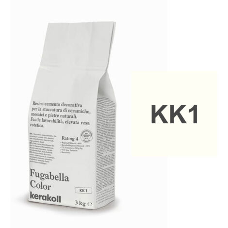 Kerakoll FUGABELLA COLOR KK1 resina stucco piastrelle mosaici marmi 3 KG