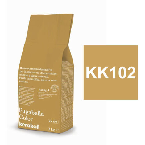 Kerakoll FUGABELLA COLOR KK102 resina stucco piastrelle mosaici marmi 3 KG