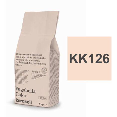 Kerakoll FUGABELLA COLOR KK126 resina stucco piastrelle mosaici marmi 3 KG