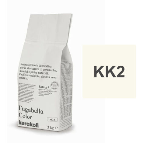 Kerakoll FUGABELLA COLOR KK2 resina stucco piastrelle mosaici marmi 3 KG