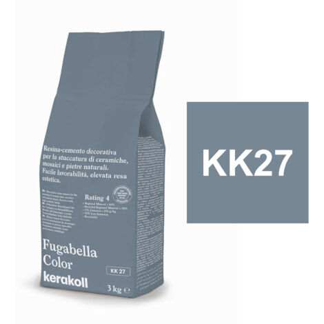 Kerakoll FUGABELLA COLOR KK27 resina stucco piastrelle mosaici marmi 3 KG