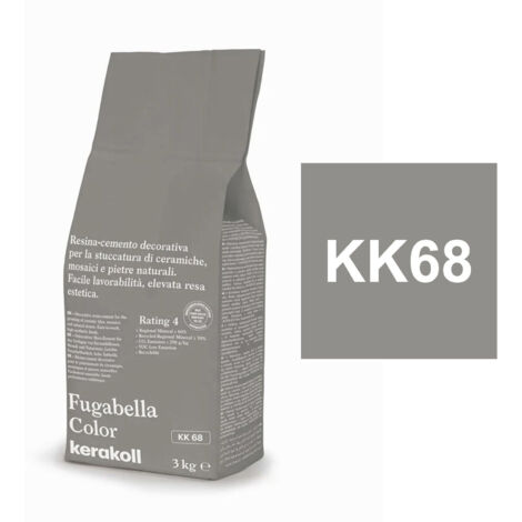 Kerakoll FUGABELLA COLOR KK68 resina stucco piastrelle mosaici marmi 3 KG