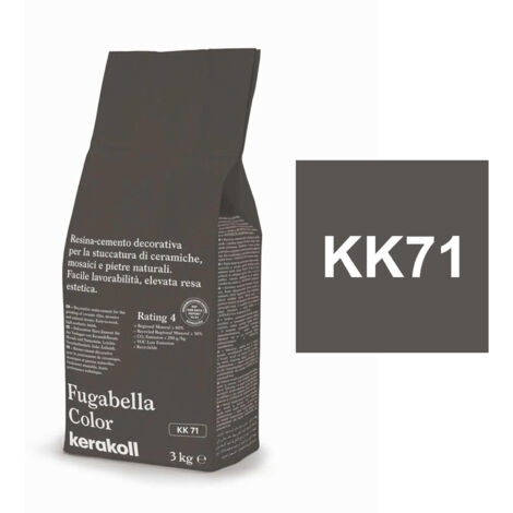 Kerakoll FUGABELLA COLOR KK71 resina stucco piastrelle mosaici marmi 3 KG