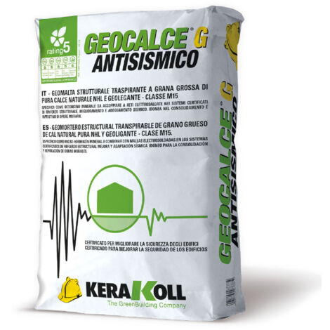 Kerakoll GEOCALCE G ANTISISMICO rinforzo strutturale grana grossa 25KG