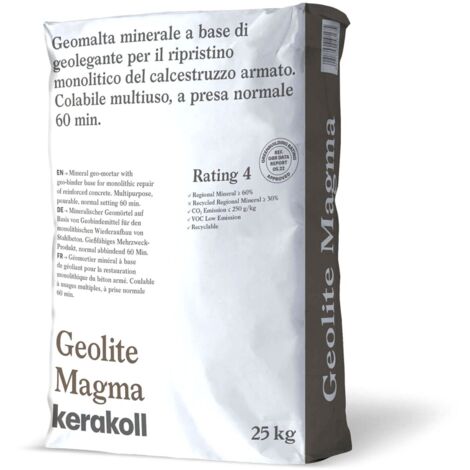 Kerakoll GEOLITE MAGMA malta minerale ripristino calcestruzzo 25 KG