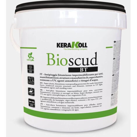 Kerakoll Guaina Bioscud BT 4kg - Membrana impermeabilizzante elastomerica