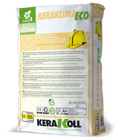 Kerakoll KERAKLIMA ECO adesivo rasante pannelli isolanti 25 KG bianco
