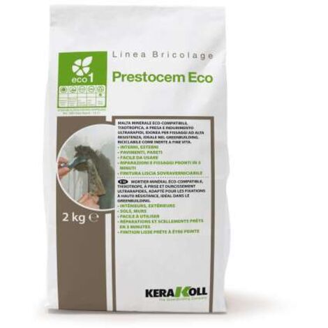 Kerakoll Malta Eco Prestocem 2kg - Fissaggio ad Alta Resistenza - Tixotropica