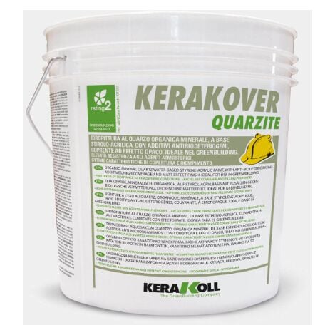 Kerakover quarzite 4lt idroppitura bianca ad effetto opaco