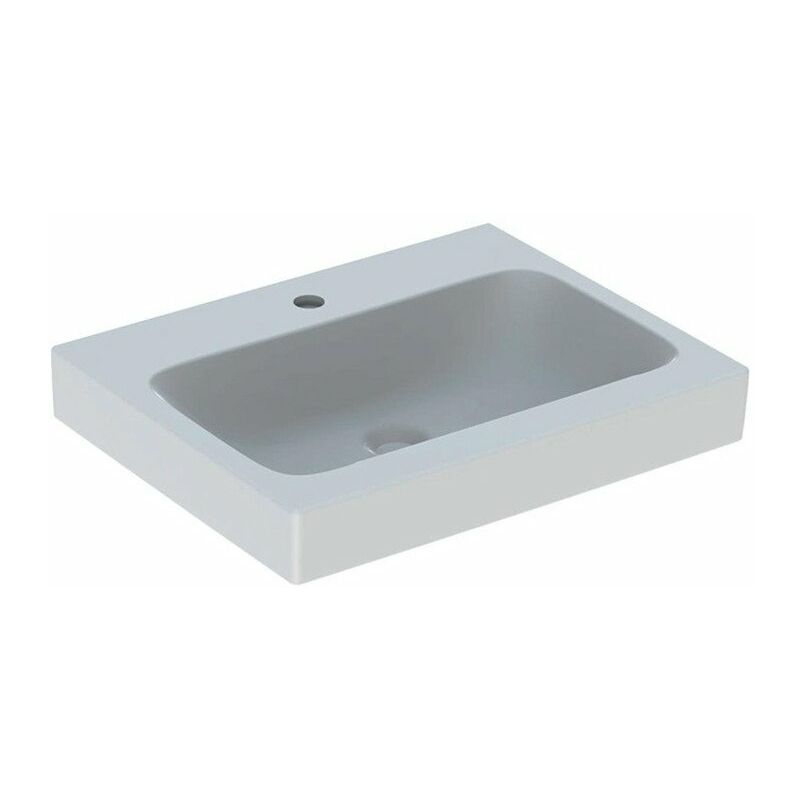 

Lavabo iCon con orificio para grifería sin rebosadero 600x485mm blanco - Geberit