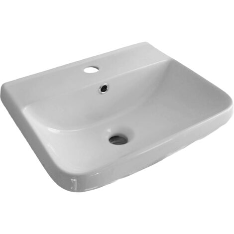 Keramik Hängewaschbecken 460x380x190
