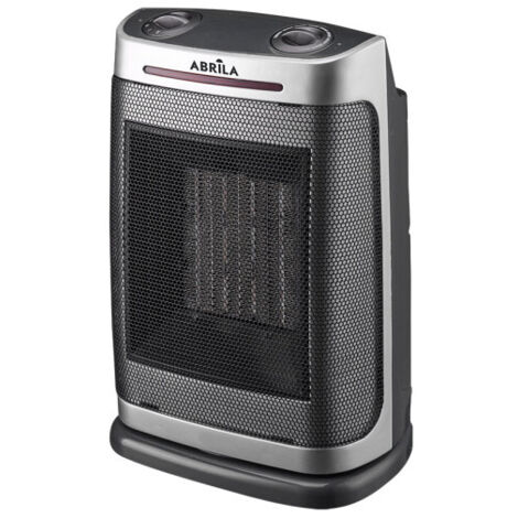Keramik-Heizlüfter ptc fogon 1500w silber 2potencias 3funciones termost. regu. security, anti-tip 29x19x14,5cm