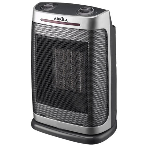 Keramik-Heizlüfter ptc fogon 1500w silber 2potencias 3funciones termost. regu. security, anti-tip 29x19x14,5cm