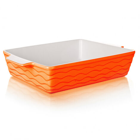 KERAMIK-KUCHENFORM 33x21 cm ORANGE BANQUET