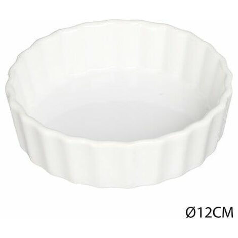 Keramik Tarteletteform 12,5 cm WEISS