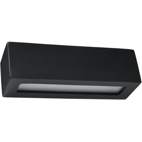 Keramik-Wandleuchte VEGA BLACK Sollux Lighting SL.0878
