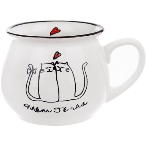 Keramikbecher Katzen 300 ml