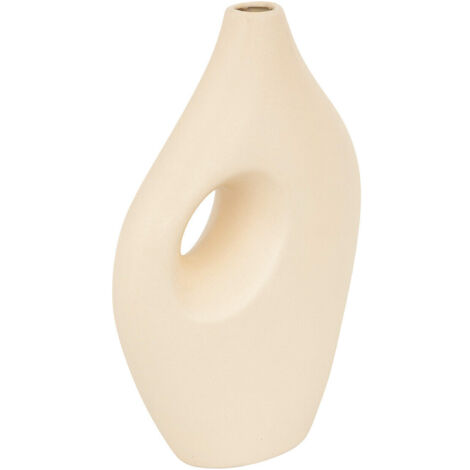 Keramikvase Nola Beige H30cm - Atmosphera créateur d'intérieur