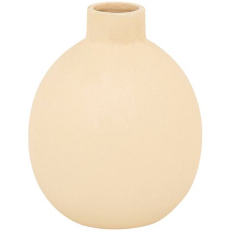 Keramikvase Rily Beige H18cm - Atmosphera créateur d'intérieur