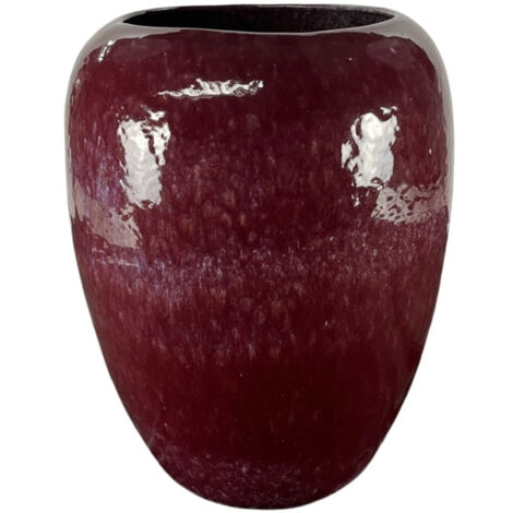 Keramischer Blumentopf Galilee - Violett - Ø 48 cm ↑ 60 cm