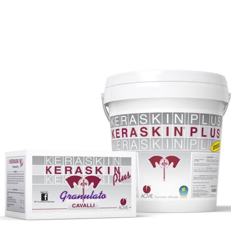 KERASKIN PLUS mangime complementare a base di Biotina ad alta concentrazione: 40 buste da 25g