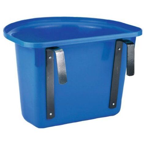 Kerbl 32853 Mangeoire amovible avec crochets de suspension (Bleu)