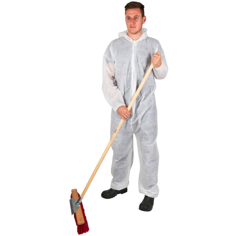 Kerbl 3479 Pp - Tuta USA e Getta, Colore: Bianco
