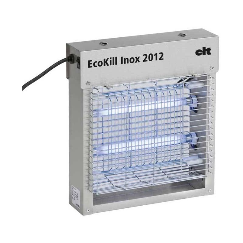 Kerbl - Tue-mouches électrique en inox ecokill - 2 x 6W x Modèle Appareil 2x6 w